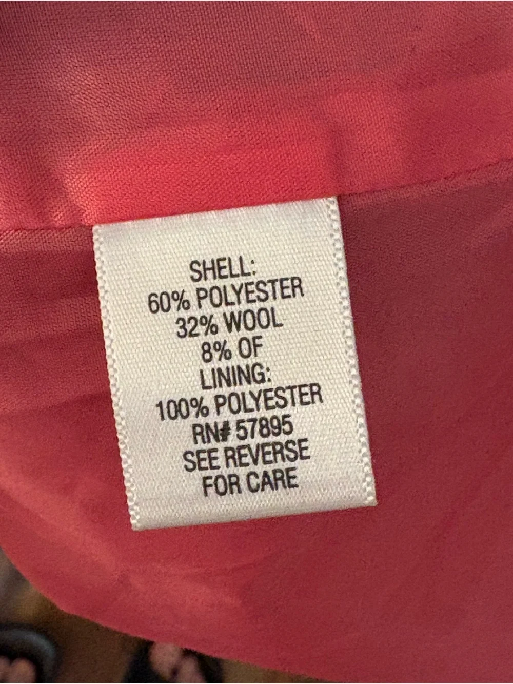 Apt. 9 Brown Patterned Trench Coat with Pink Lining